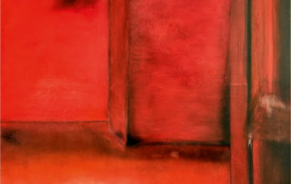 Rot, aus der Serie Räume, 2017, Öl auf Leinwand, 80 x 100 cm