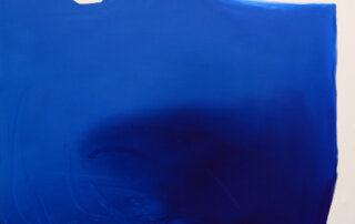 Solveig Schmid, Blue Flag, 2019, Öl auf Baumwolle, 140 x 190 cm