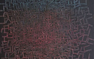 Andrea Golla, Röhrchen, die Bänder bilden und Millionen Jahre alt sein können, 25 x 30 cm Gemäde von Andrea Golla, Röhrchen, die Bänder bilden und Millionen Jahre alt sein können, 25 x 30 cm