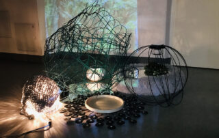 Anke Westermann, Transitions 2, 2026, ca 30 x 130 x 110 cm, MixedMedia Anke Westermann, Transitions 2, 2026, ca 30 x 130 x 110 cm, MixedMedia